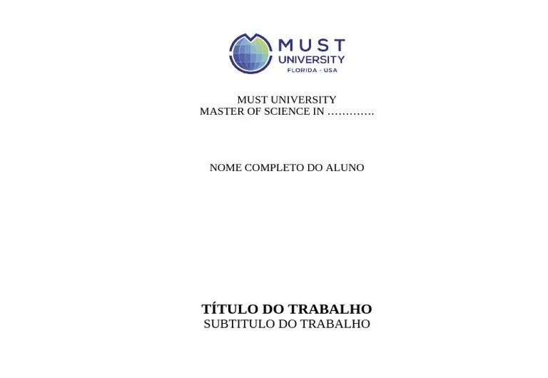 como fazer o TCF CAPSTONE da MUST